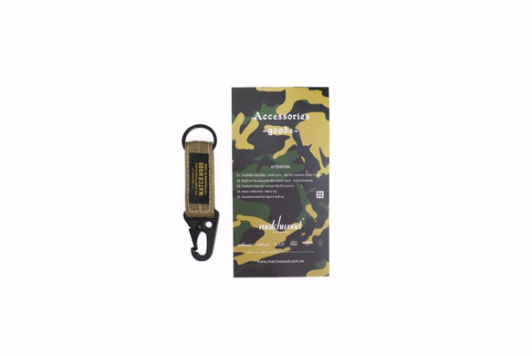 Matchwood military key holder 多功能鑰匙圈｜吊飾｜畢業禮物｜黑色 第5張的照片