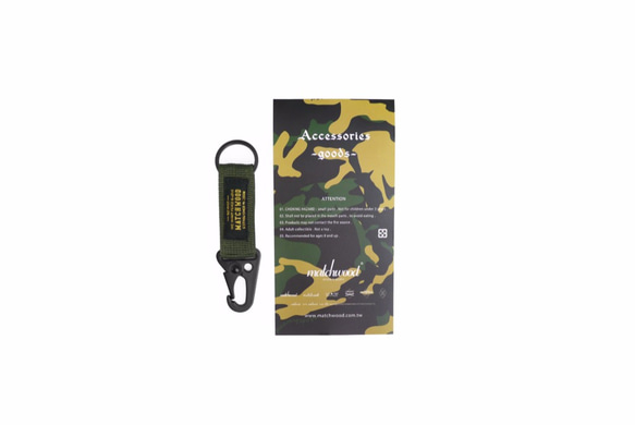 Matchwood military key holder 多功能鑰匙圈｜吊飾｜畢業禮物｜黑色 第7張的照片