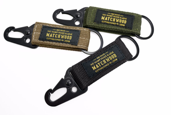 Matchwood military key holder 多功能鑰匙圈｜吊飾｜畢業禮物｜軍綠 第1張的照片