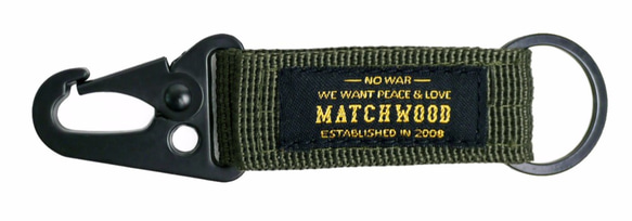 Matchwood military key holder 多功能鑰匙圈｜吊飾｜畢業禮物｜軍綠 第3張的照片