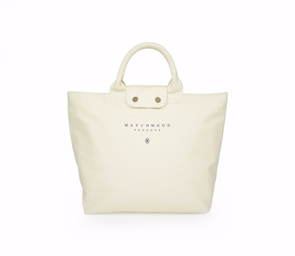 限時79折 Matchwood vintage tote bag 女孩｜小托特包｜手提袋｜餐盒袋｜帆布包｜米白 第1張的照片