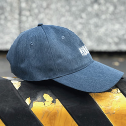 Matchwood MHWD LOGO SPORT CAP 防水抗汙機能老式運動帽｜丹寧藍 第1張的照片