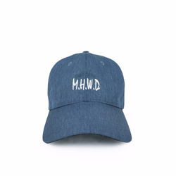 Matchwood MHWD LOGO SPORT CAP 防水抗汙機能老式運動帽｜丹寧藍 第4張的照片