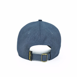 Matchwood MHWD LOGO SPORT CAP 防水抗汙機能老式運動帽｜丹寧藍 第6張的照片