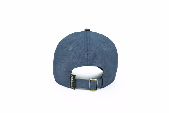 Matchwood MHWD LOGO SPORT CAP 防水抗汙機能老式運動帽｜丹寧藍 第6張的照片