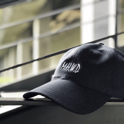 Matchwood MHWD LOGO SPORT CAP 防水抗汙機能老式運動帽｜全黑款 第3張的照片