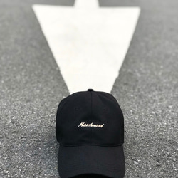 Matchwood SCRIPT LOGO SPORT CAP 防水抗汙機能老式運動帽 草寫黑款 第2張的照片