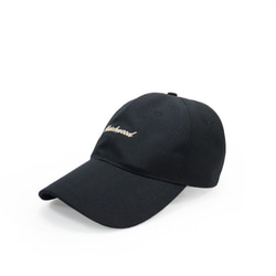 Matchwood SCRIPT LOGO SPORT CAP 防水抗汙機能老式運動帽 草寫黑款 第4張的照片