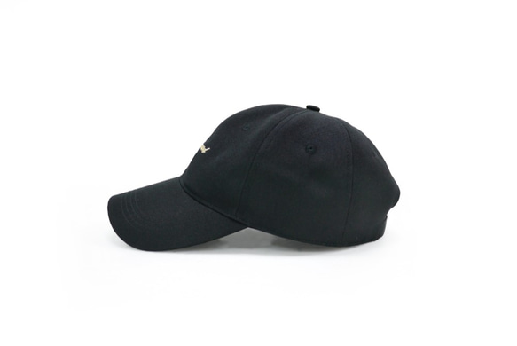 Matchwood SCRIPT LOGO SPORT CAP 防水抗汙機能老式運動帽 草寫黑款 第6張的照片