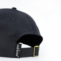 Matchwood SCRIPT LOGO SPORT CAP 防水抗汙機能老式運動帽 草寫黑款 第9張的照片