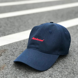 Matchwood SCRIPT LOGO SPORT CAP 防水抗汙機能老式運動帽 草寫藍款 第3張的照片