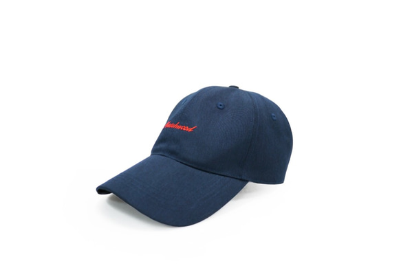 Matchwood SCRIPT LOGO SPORT CAP 防水抗汙機能老式運動帽 草寫藍款 第6張的照片