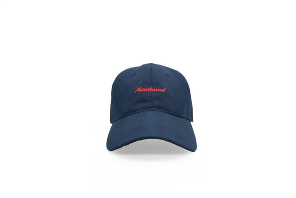 Matchwood SCRIPT LOGO SPORT CAP 防水抗汙機能老式運動帽 草寫藍款 第8張的照片