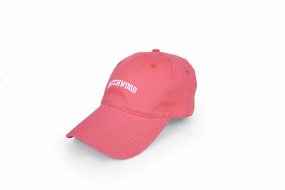 Matchwood COLLEGE LOGO SPORT CAP 調整式老帽 玫瑰紅款 第1張的照片