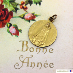 フランス直輸入！DAME DE FOURVIERE（ノートルダム大聖堂）のアンティークメダイ 8枚目の画像