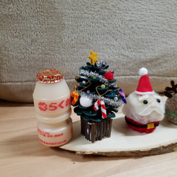 ミニクリスマスツリー☆とサンタとトナカイ 3枚目の画像