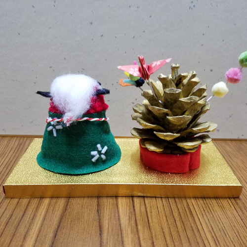 SOLD】お正月❁飾り 獅子舞 ミニチュアシュナウザー（新春に