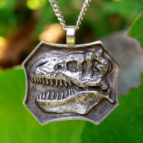 恐竜 ティラノサウルス T REX ゴールド ブリンブリン ネックレス