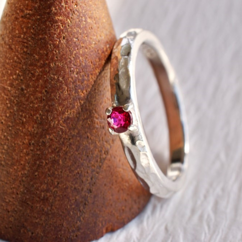 Sv きらきらルビー リング 指輪・リング masa 通販 3677556｜Creema  