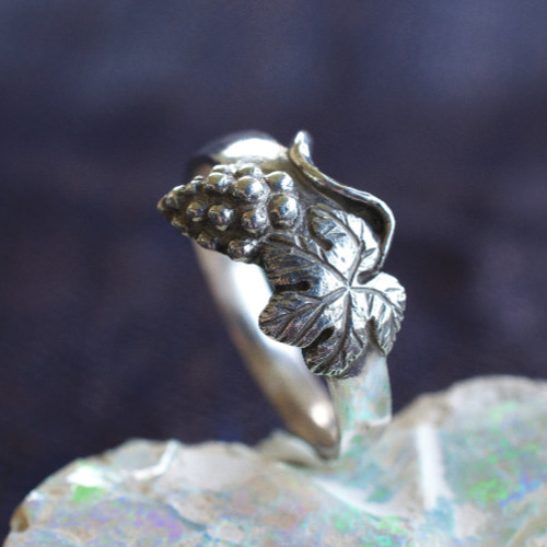 『Grape Ring』K18 金 葡萄　リング　11号 Grape Ring』K18 金 葡萄リング11号