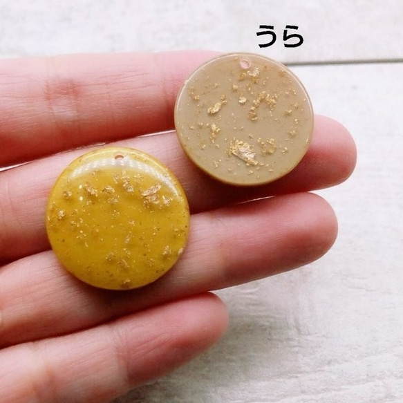 【cbtt3798chmm】【25㎜】【3color 6pct】 resin cabochon/charm　 5枚目の画像