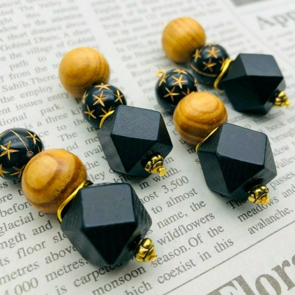 【chmm4002oripp】【4pct】antique style beads charm 3枚目の画像