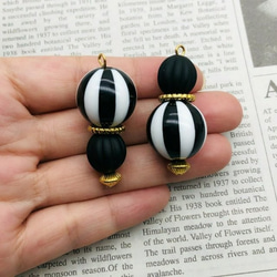 【chmm3988oripp】【4pct】antique style beads charm 3枚目の画像