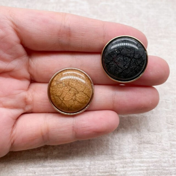 【cbtt4136acrc】【4color 8pct】glitter circle cabochon　 3枚目の画像