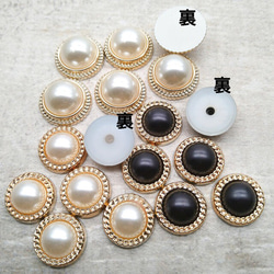 【cbtt4128pprr】【18個】pearl cabochon　 3枚目の画像