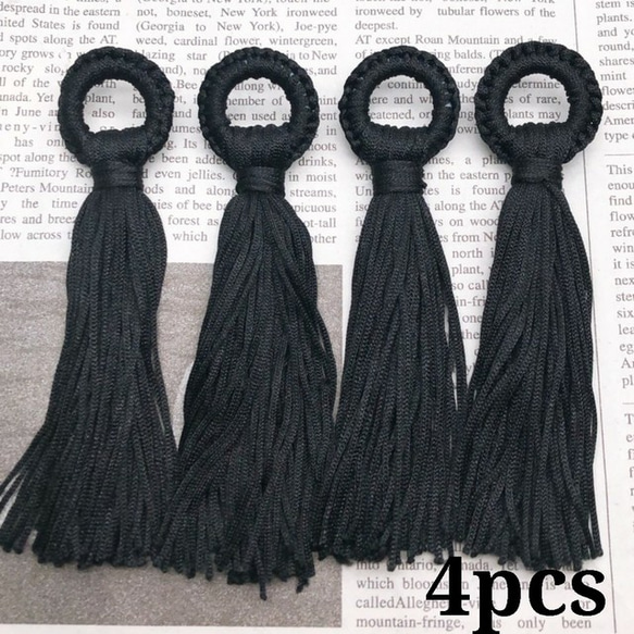 【tasl370】【４pct】long volume tassel 1枚目の画像