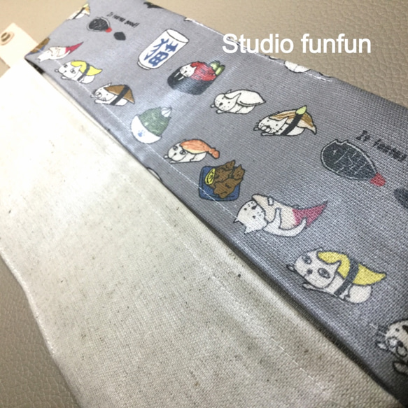 寿司猫 携帯用ボックスティッシュケース 3枚目の画像