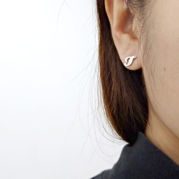Personalized Alphabet Earring (One Single Earring),Customize 4枚目の画像
