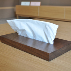 薄型ティッシュボックス ウォールナット ティッシュケース 贈り物家具