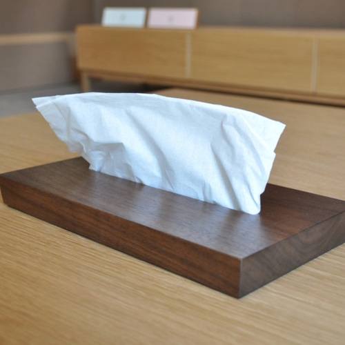 ティッシュボックス ウォールナット ティッシュボックス