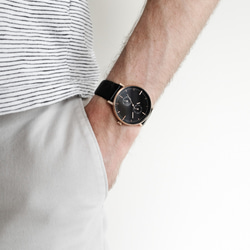 玫瑰金 MG002 手錶 | 鋼帶+皮帶套裝 第9張的照片
