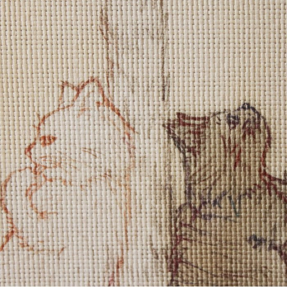 複製原画●猫とネコの絵本シリーズ●猫とネコの雨宿り B5サイズ 2枚目の画像