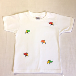 小さなパラソル Tシャツ ベビーキッズ 1枚目の画像