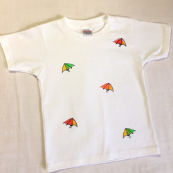 小さなパラソル Tシャツ ベビーキッズ 2枚目の画像