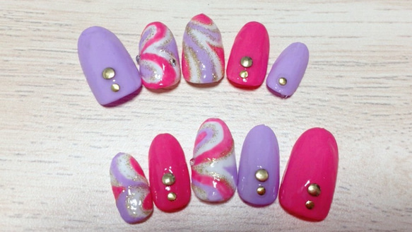 Rady風 プッチ柄ネイルチップ ネイルチップ（つけ爪） N♡Nail
