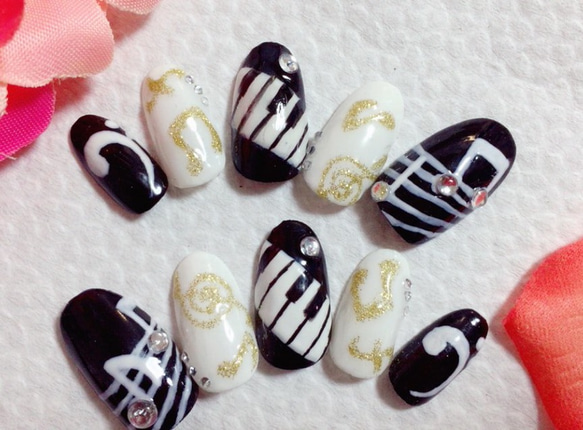 音符ネイルチップ ネイルチップ（つけ爪） N♡Nail 通販 3585140