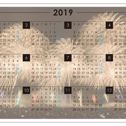 花火の心得　オリジナルカレンダー　2019 3枚目の画像