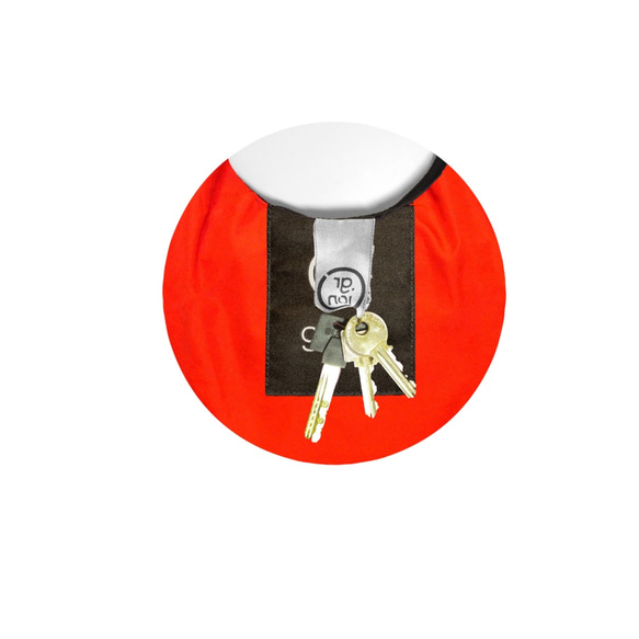 grion防水單肩包（小）SWNS-01粉橘 第4張的照片
