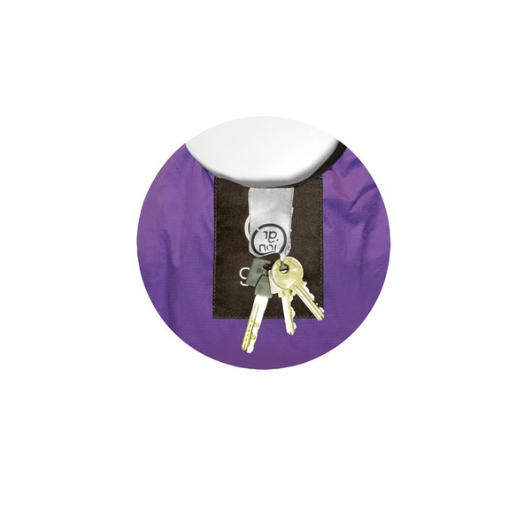 grion防水單肩包（大）SWNL-06紫 第4張的照片