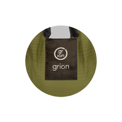 grion防水單肩包（大）SWLL-05榻榻米橫線（綠） 第5張的照片