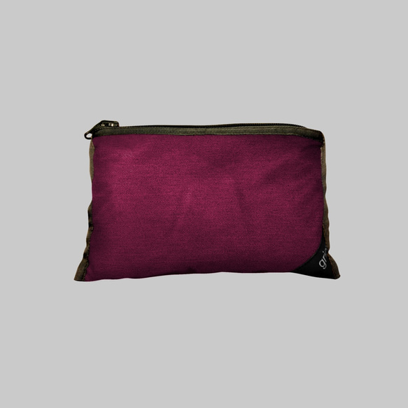 grion防水後背包(中)布紋紫色 第6張的照片