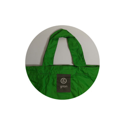 grion防水バックパック（中）BWLM-13ヘキサゴン薄いグリーンのチェック柄 2枚目の画像