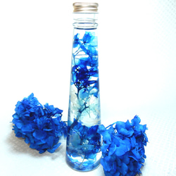 【再販10以上】ハーバリウム　～champ de fleure（シャンドゥフルール）～　bleu 2枚目の画像