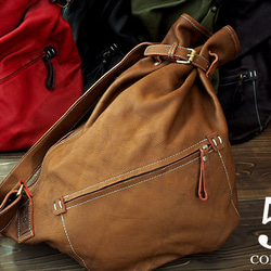 Creema限定』【送料無料】本革 ショルダーバッグ ボンサック