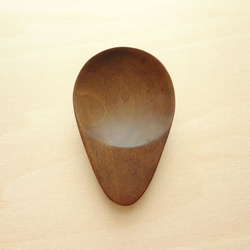 拭き漆　茶さじ（朴の木） 2枚目の画像