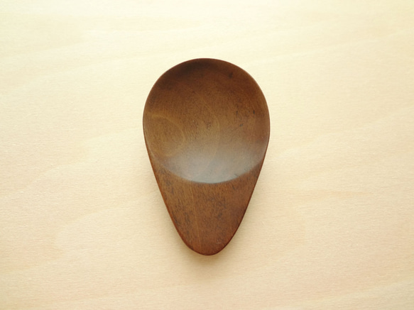 拭き漆　茶さじ（朴の木） 2枚目の画像